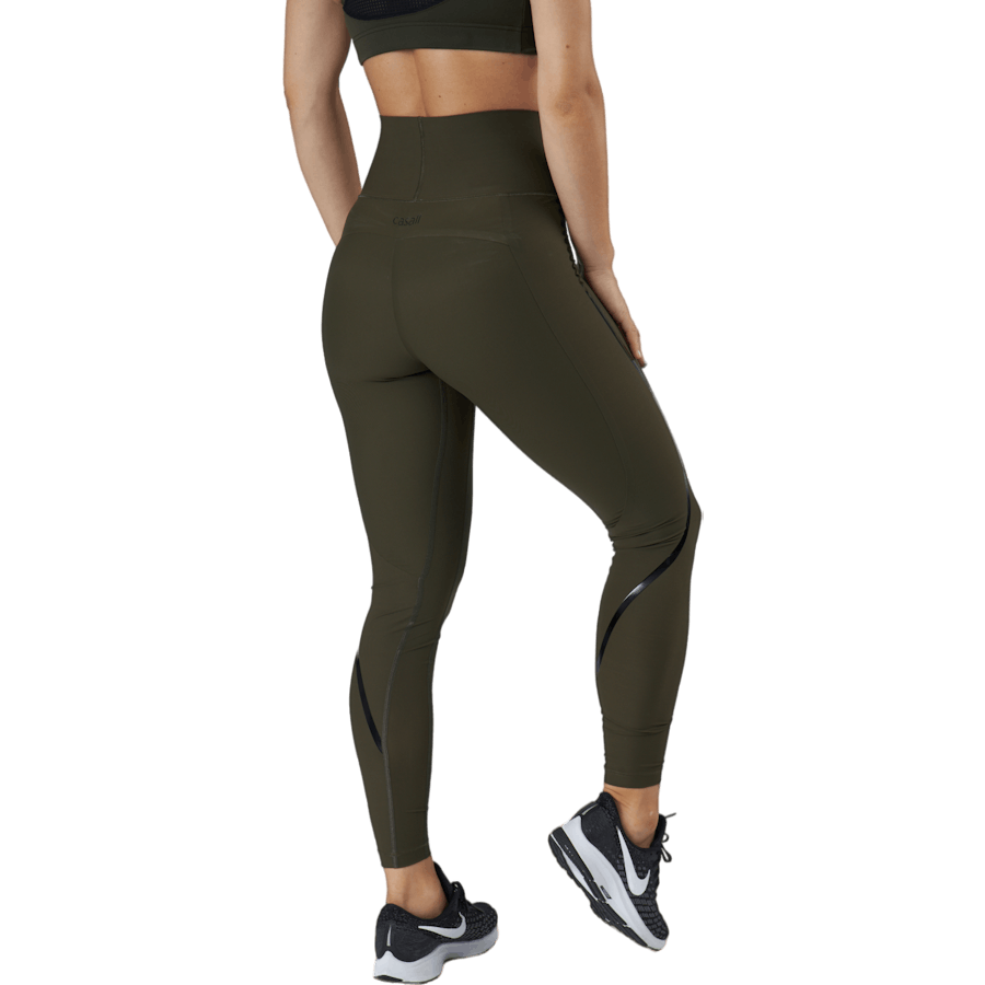 Sculpture High Waist Tights Forest Green