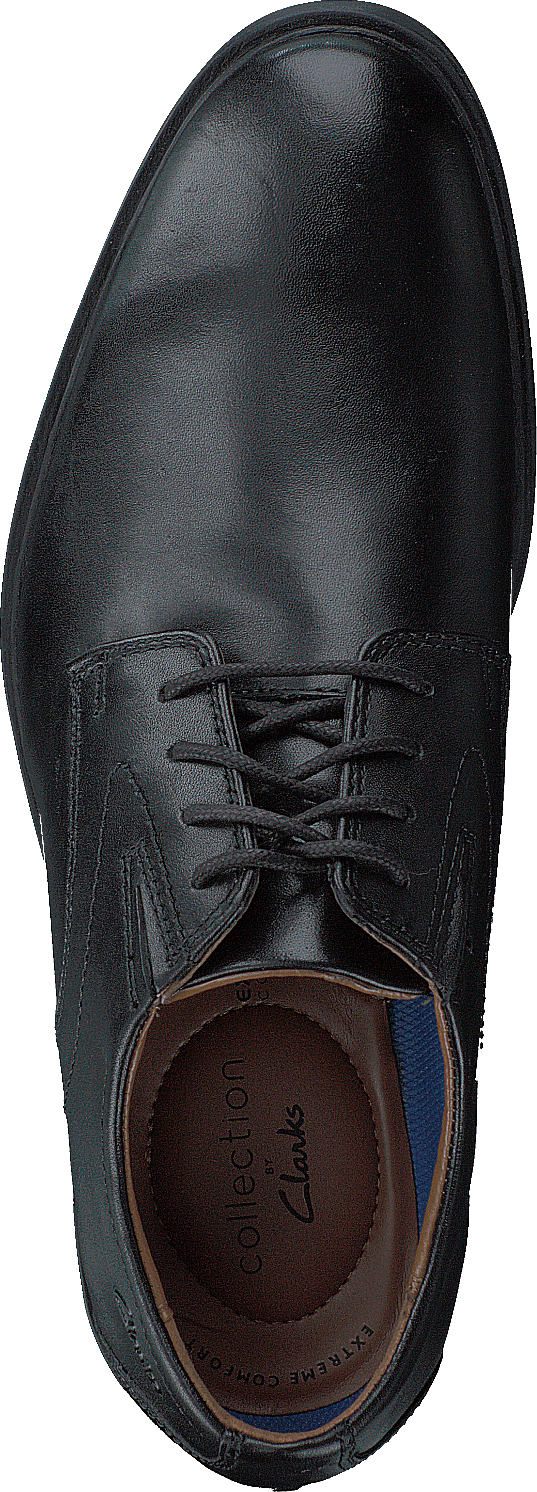 Whiddon Plain Black Leather