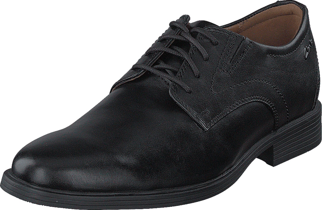 Whiddon Plain Black Leather