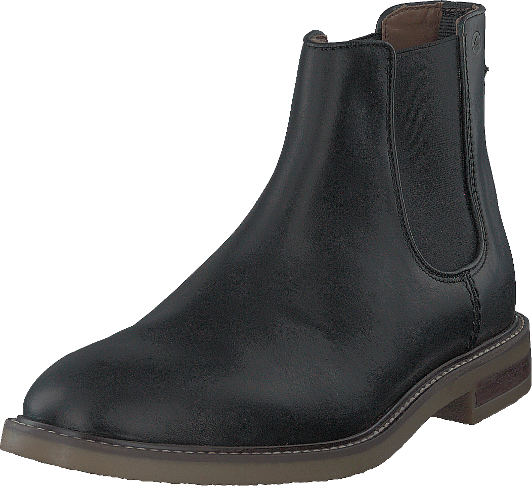 Jaxen Chelsea Black Leather