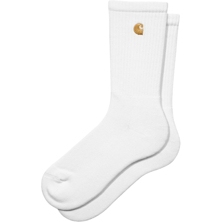 Chase Socken Weiß / Gold