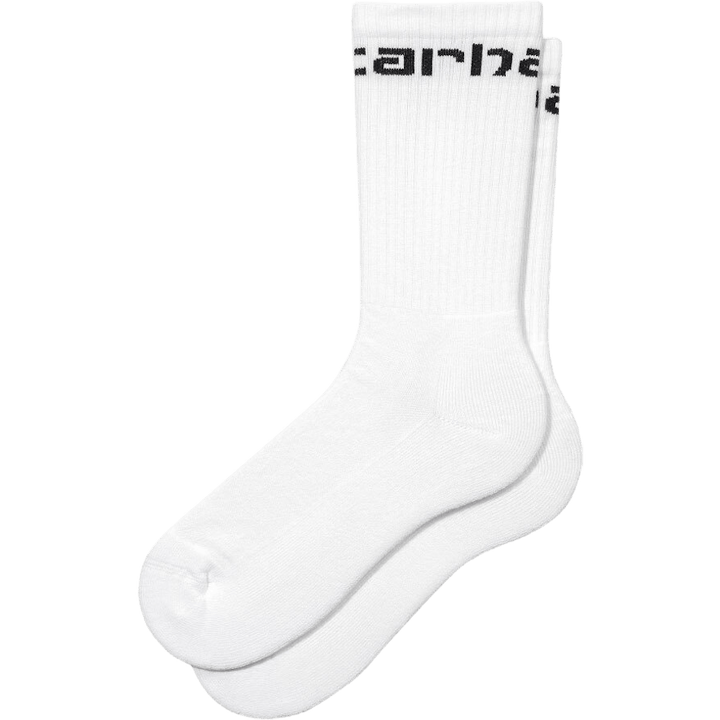 Calze Carhartt 80/17/3 % Cotto Bianco / Nero