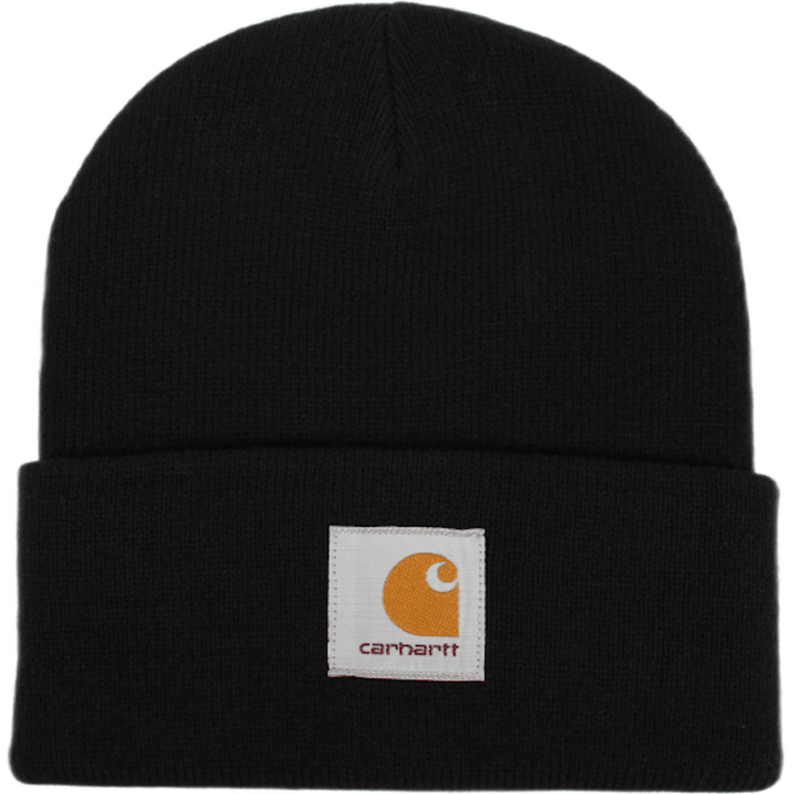 Short Watch Hat 100% Acrylic Black