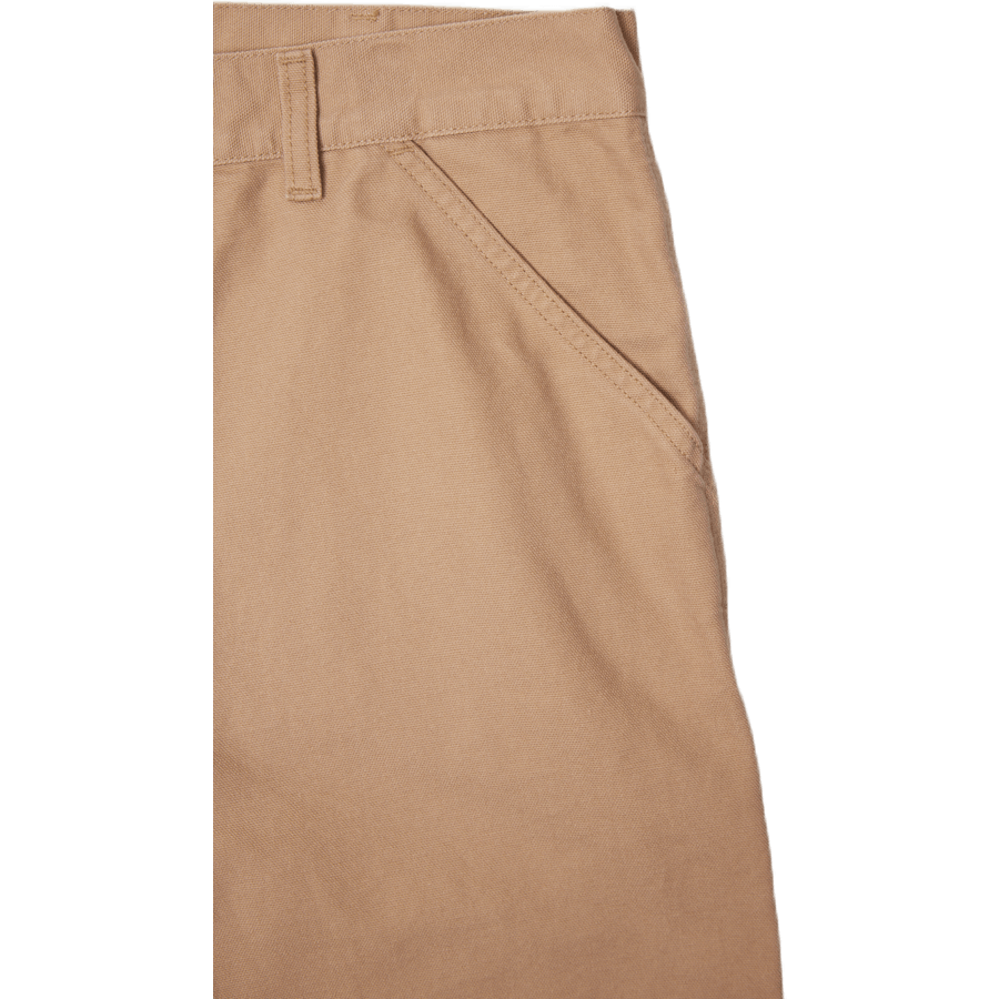 Single Knee Pant Organic Cotto Dusty H Brown