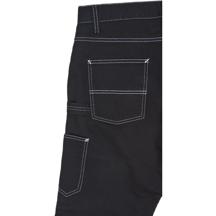 Double Front Pant Cotton Altad Black