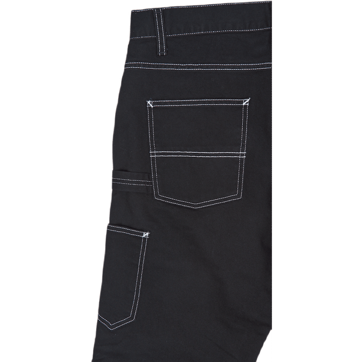 Double Front Pant Cotton Altad Black
