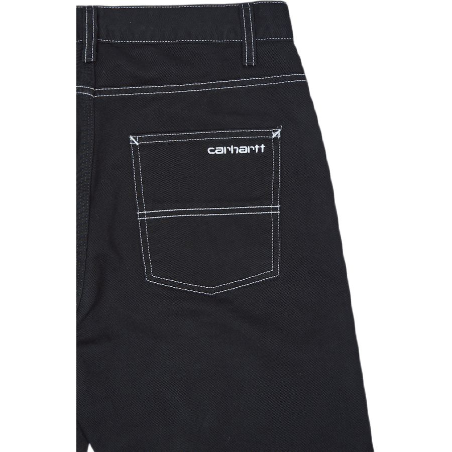 Double Front Pant Cotton Altad Black
