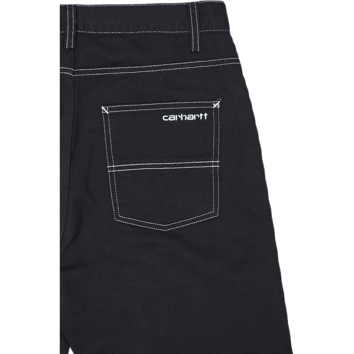 Double Front Pant Cotton Altad Black