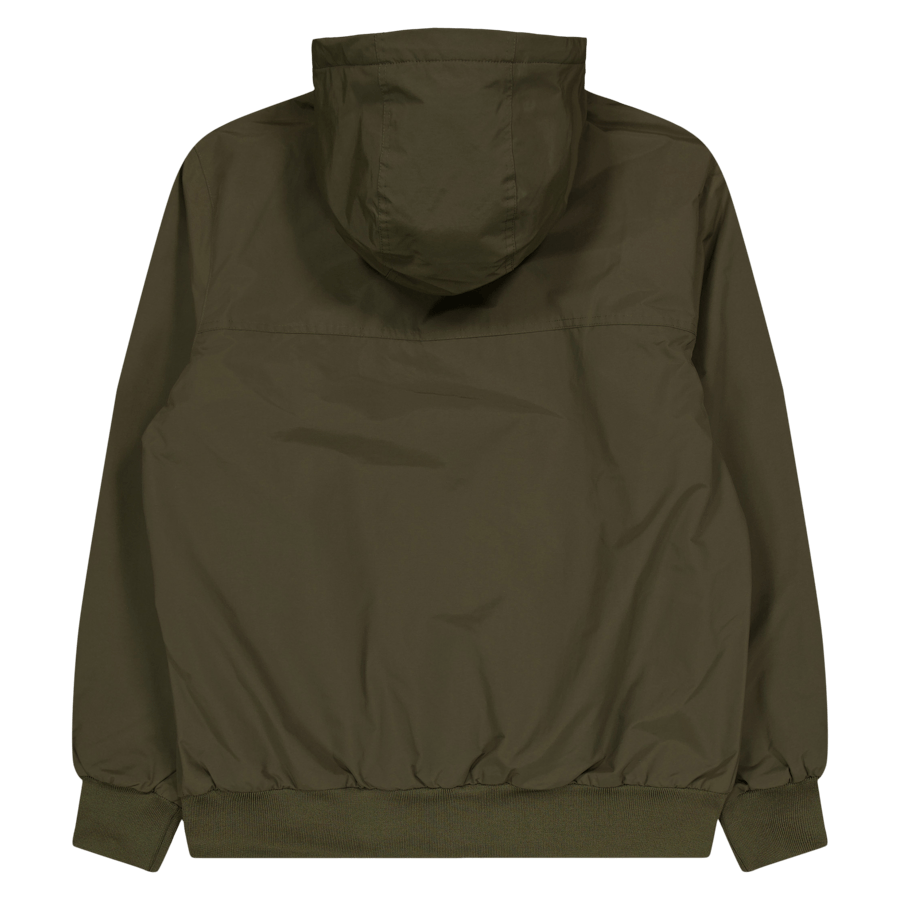 Hooded Sail Jacket 100% Nylon  Cypress / Black