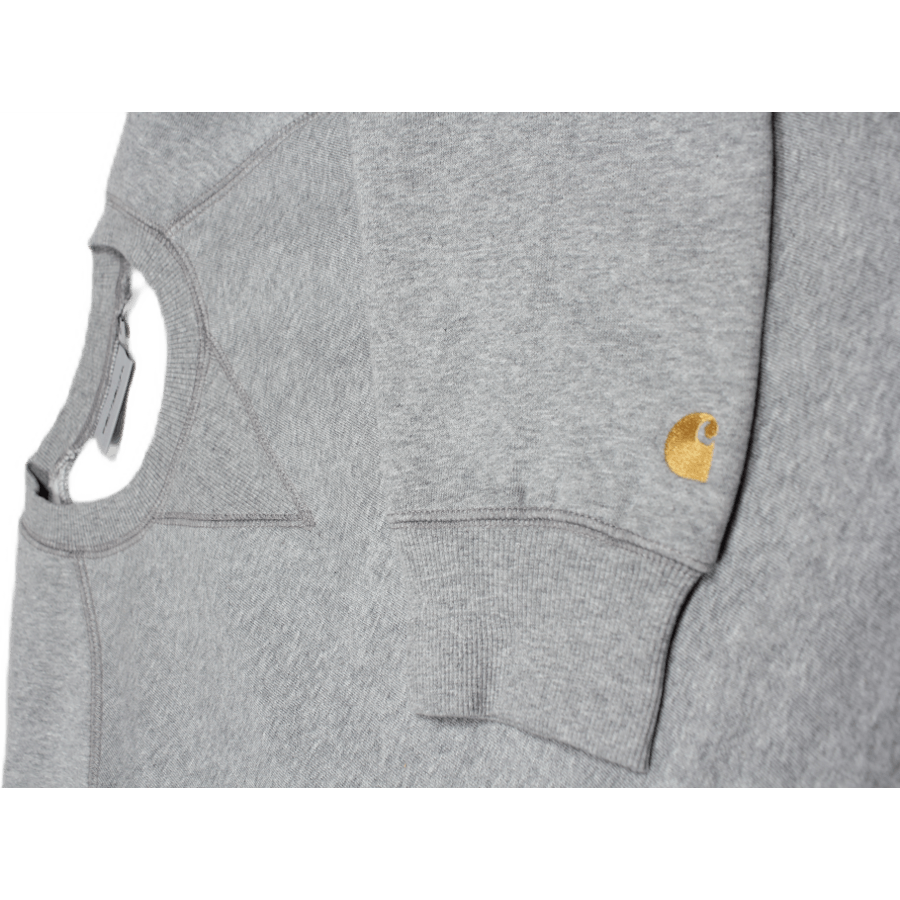 Felpa Chase Cotone/poliestere S Grigio Heather / Oro