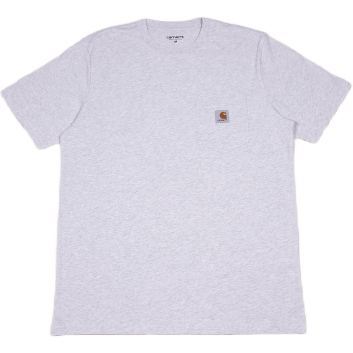 S/s Pocket T-krekls Cotton Sing Ash Heather