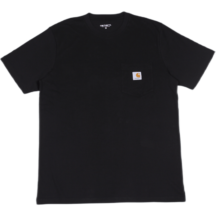 S/s Pocket T-shirt Bomull Sing Svart