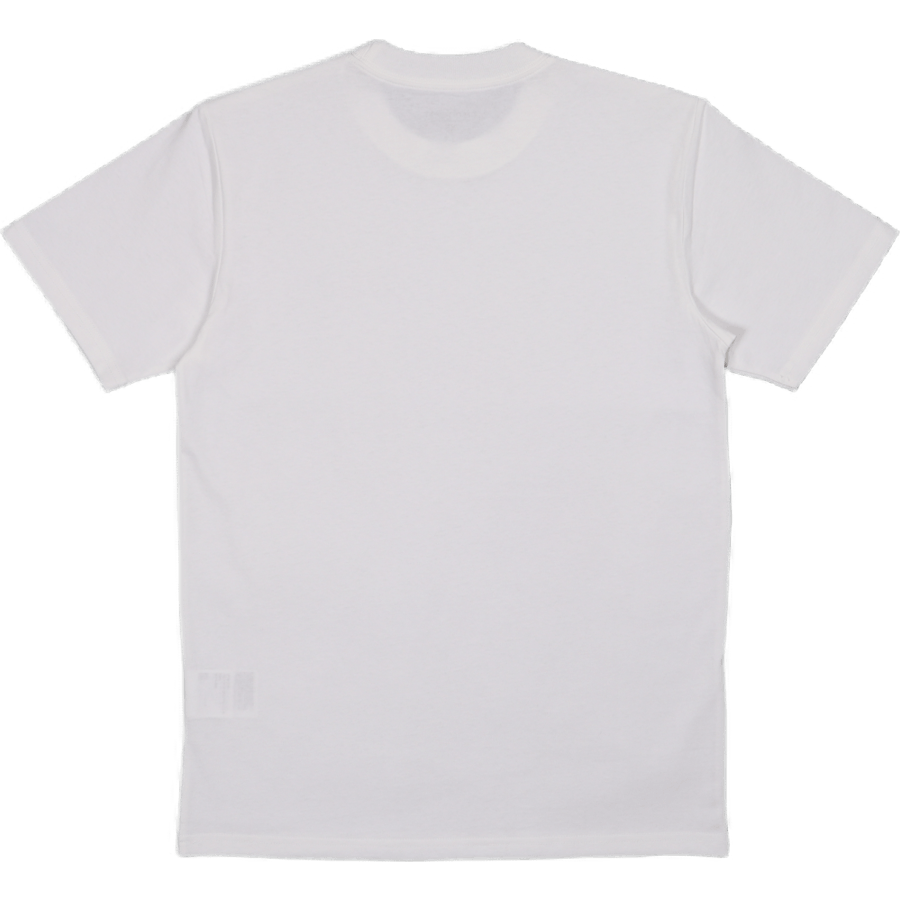 S/s University Script T-shirt  White / Black