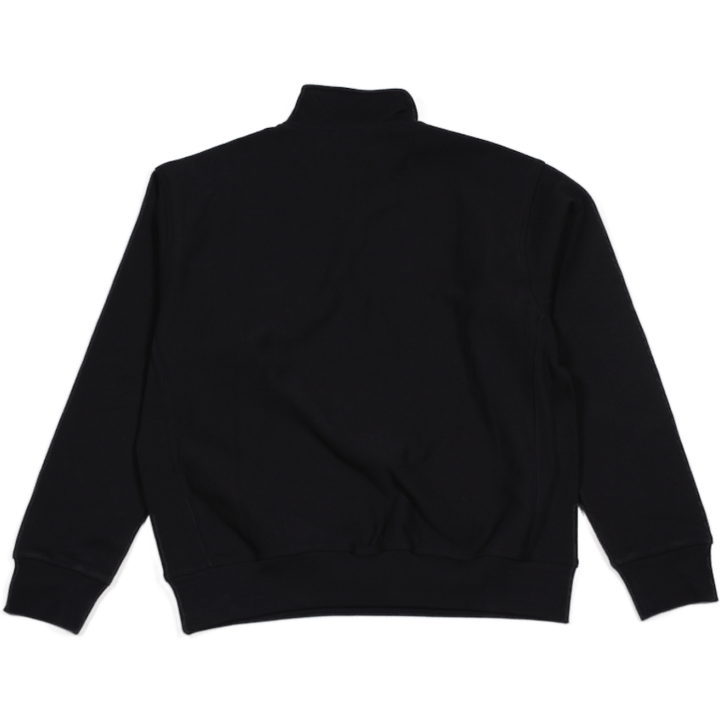 Half Zip American Script Sweat Black