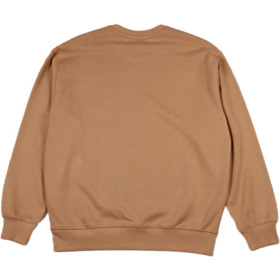 W' Script Embroidery Sweat 57/ Sediment / Black