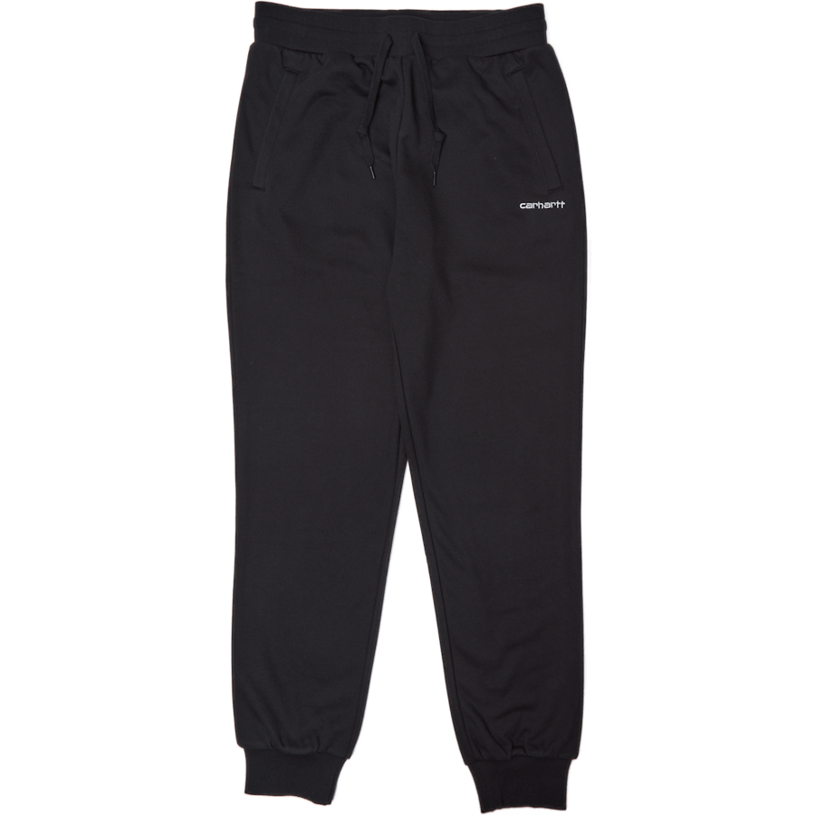 W' Script Embroidery Swt Pant  Black / White