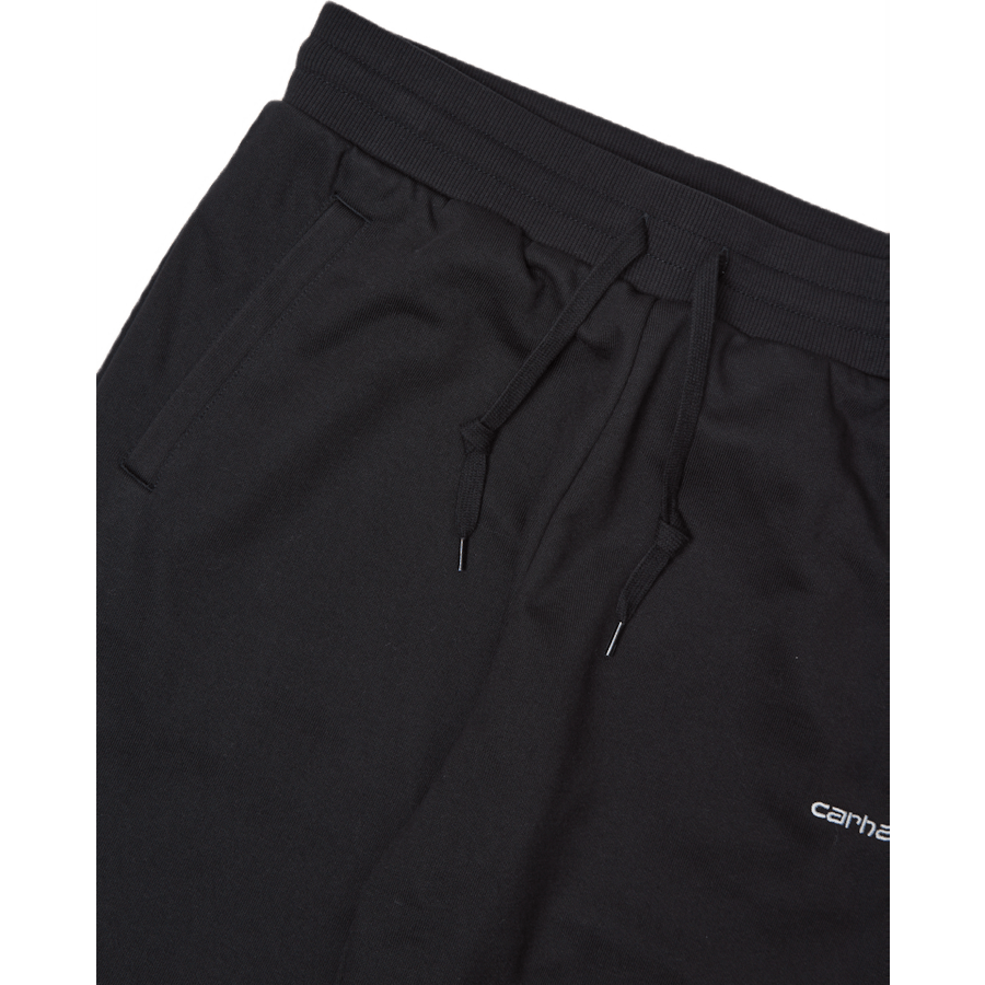 W' Script Embroidery Swt Pant  Black / White