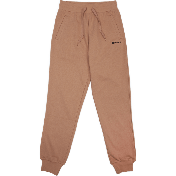 W' Script Embroidery Swt Pant  Sediment / Black