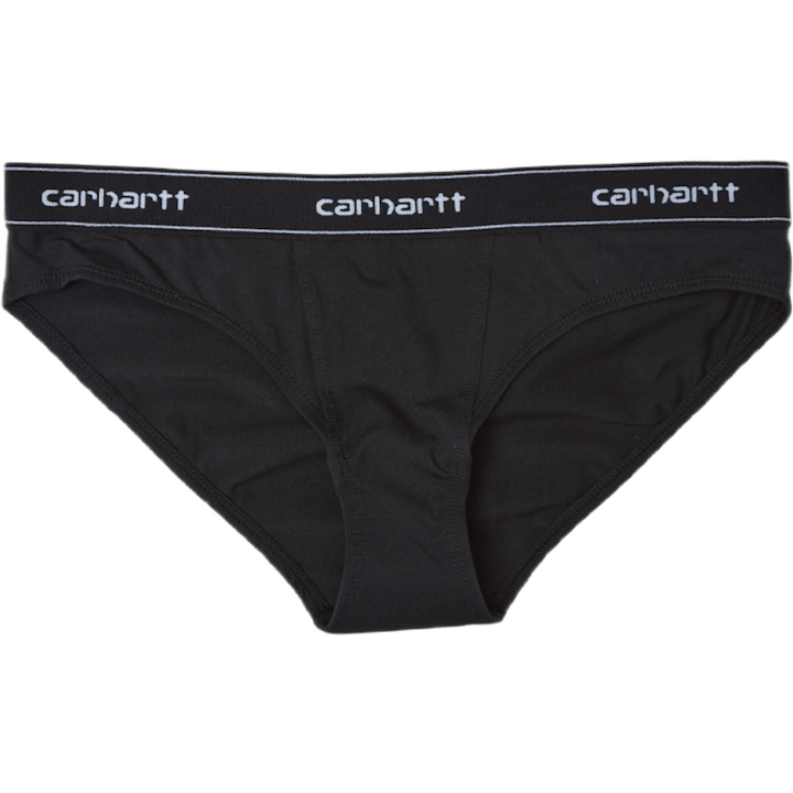 W' Script Brief 93/7% Cotton/e Black / White