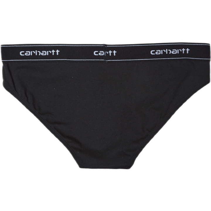 W' Script Brief 93/7% Cotton/e Black / White