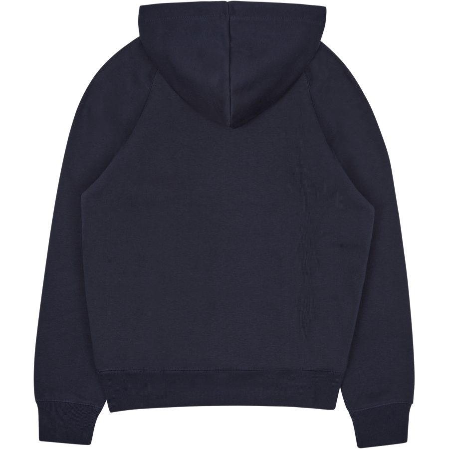 Sweat à capuche Chase en coton/polyester bleu marine foncé / or