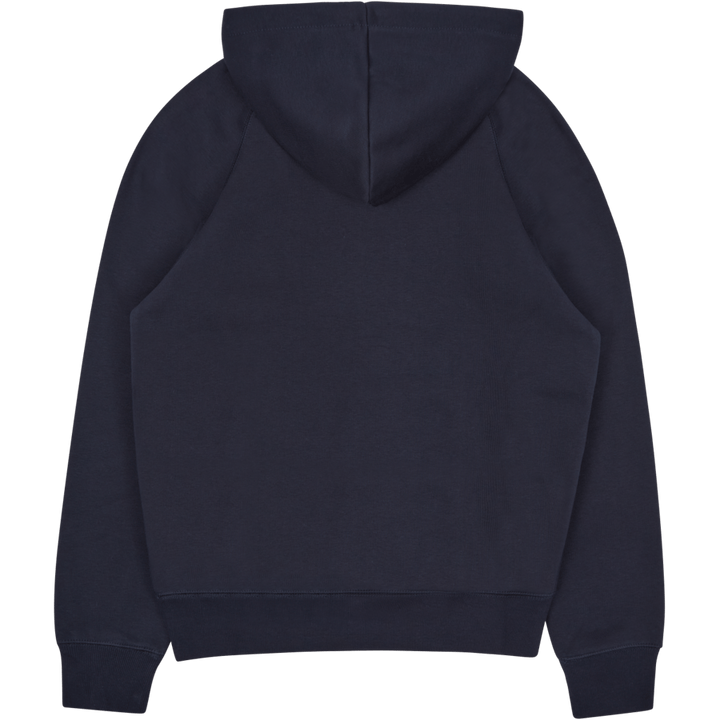 Sweat à capuche Chase en coton/polyester bleu marine foncé / or
