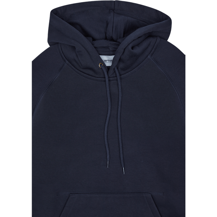 Sweat à capuche Chase en coton/polyester bleu marine foncé / or