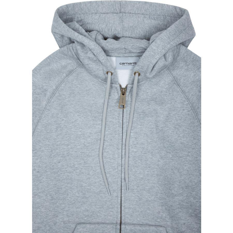 Hooded Chase Jacket Cotton/pol Grey Heather / Gold