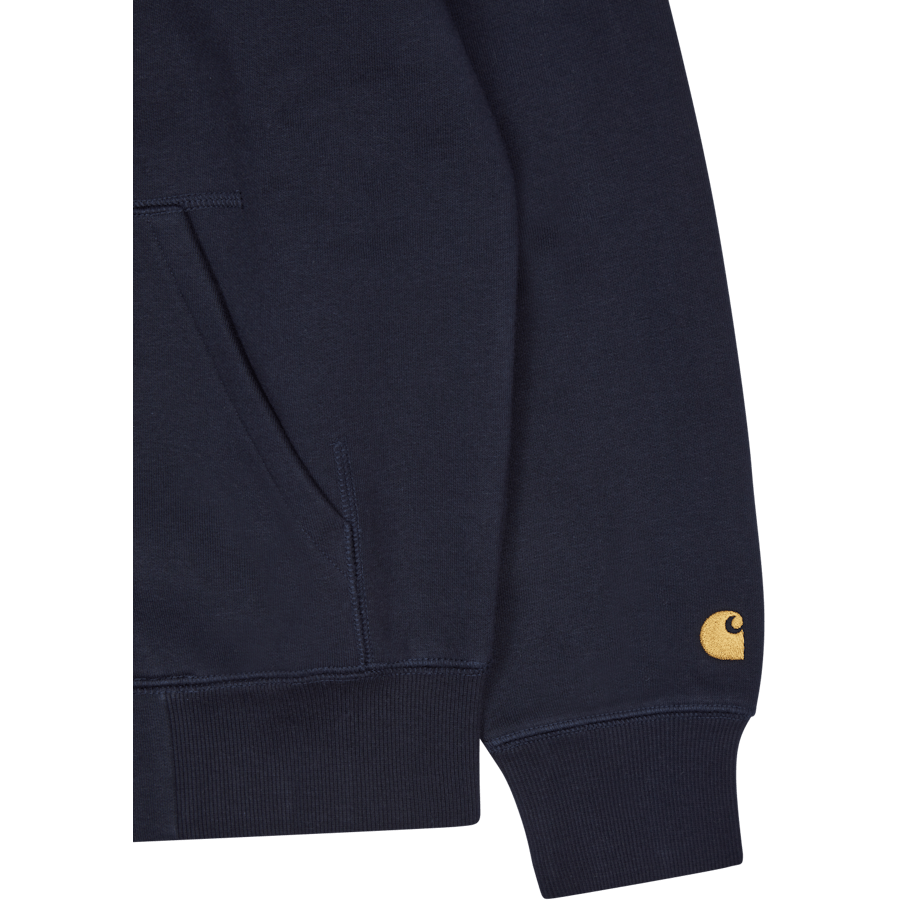 Hooded Chase Jacket Cotton/pol Dark Navy / Gold