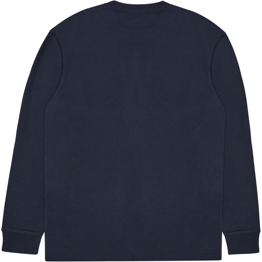 L/s Chase T-shirt 100% Cotton  Dark Navy / Gold