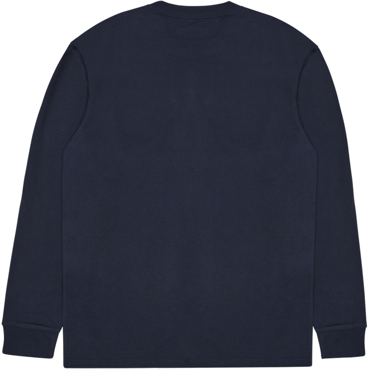 L/s Chase T-shirt 100% Cotton  Dark Navy / Gold