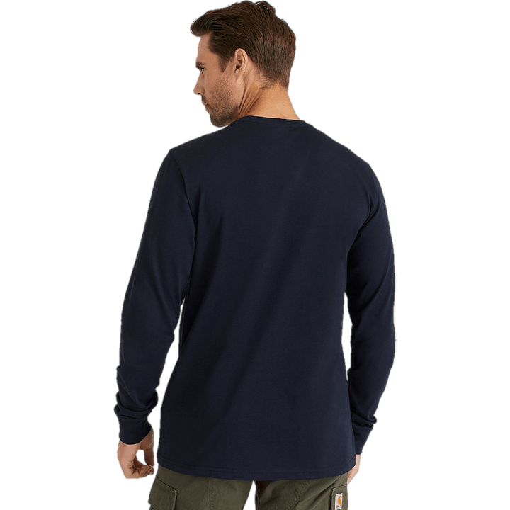 L/s Pocket T-shirt Cotton Sing