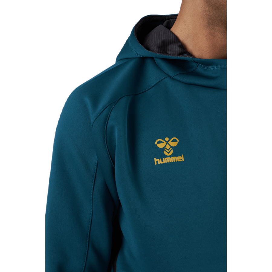 Hmlcima Xk Hoodie Blue Coral