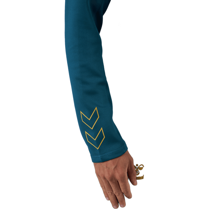 Hmlcima Xk Hoodie Blue Coral