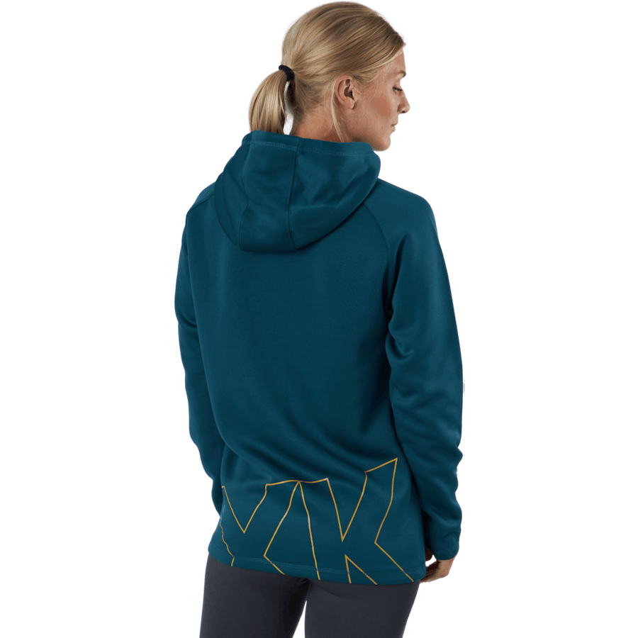 Hmlcima Xk Hoodie W Blue Coral