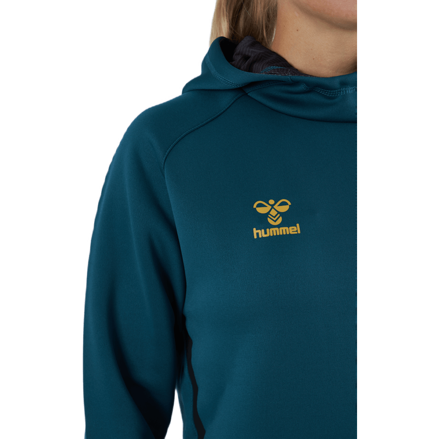 Hmlcima Xk Hoodie W Blue Coral