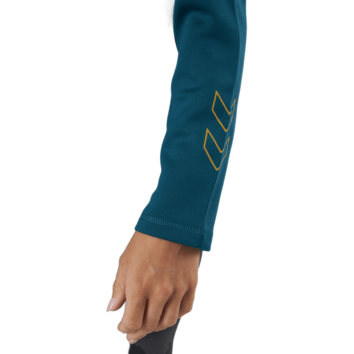 Hmlcima Xk Hoodie W Blue Coral
