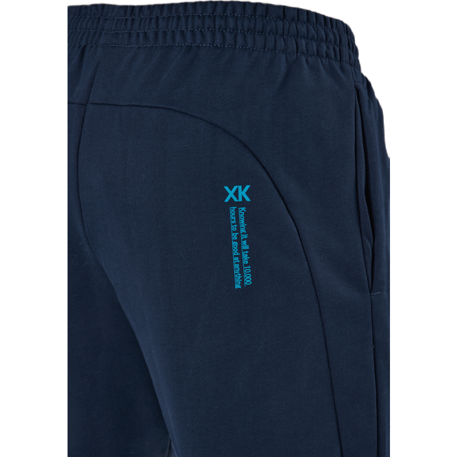 Hmlaction Byxor i bomull Svart Iris/atomic Blue