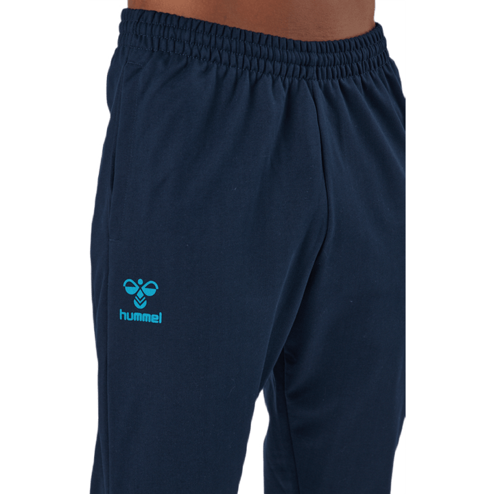 Hmlaction Byxor i bomull Svart Iris/atomic Blue