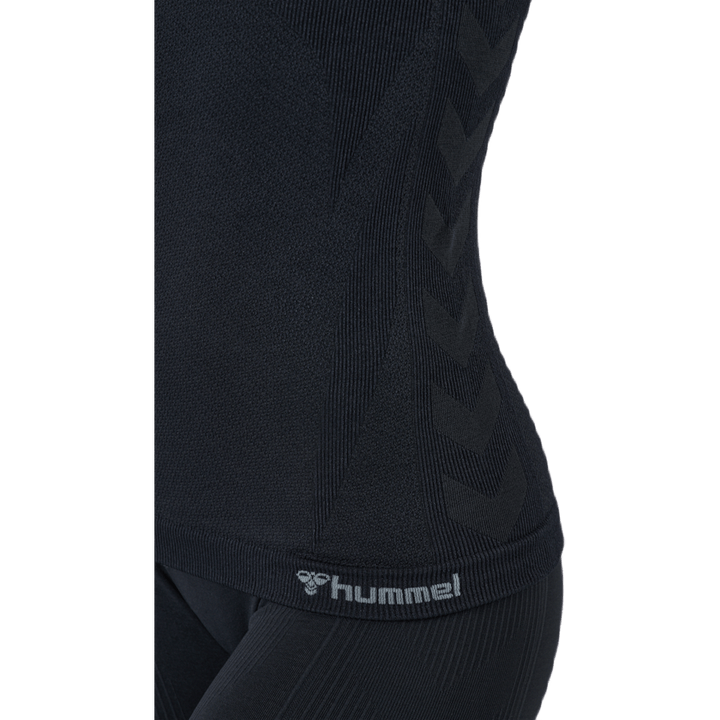 Hmlclea Seamless Top Black Melange