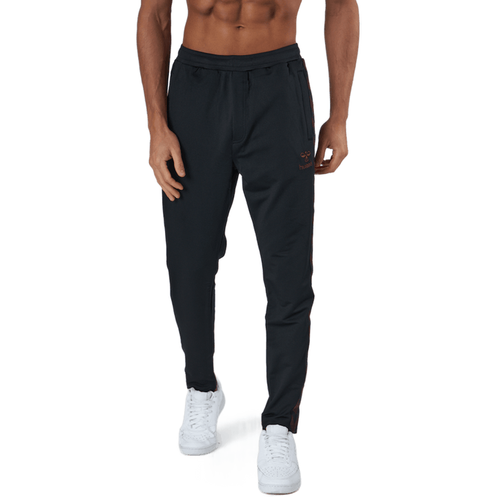 Hmlnathan 2.0 Tapered Pants Schwarz/Karamell