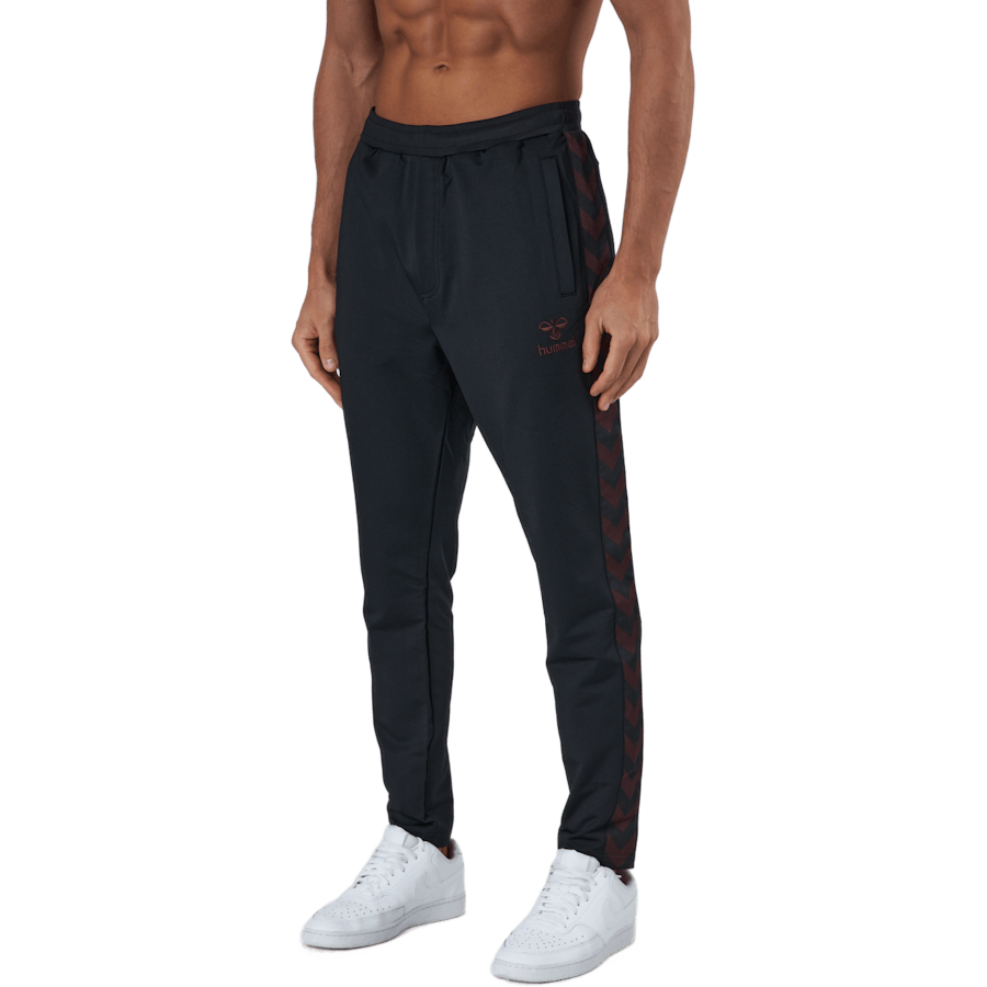Hmlnathan 2.0 Tapered Pants Schwarz/Karamell