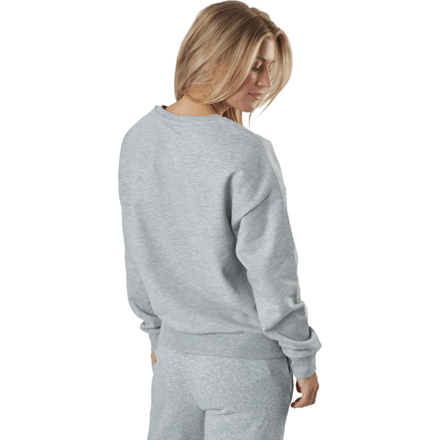 Onldreamer Life Rib L/s O-neck Light Grey Melange