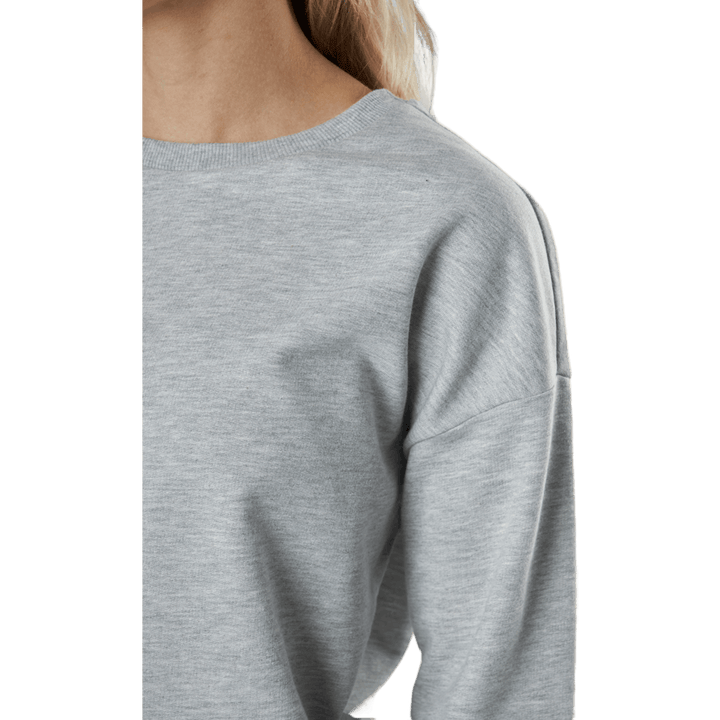 Onldreamer Life Rib L/s O-neck Light Grey Melange