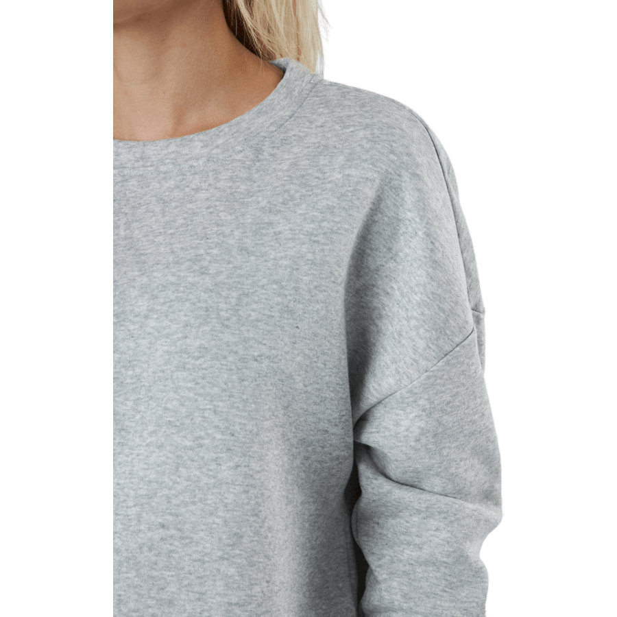 Pcchilli Ls Sweat Noos Bc Light Grey Melange