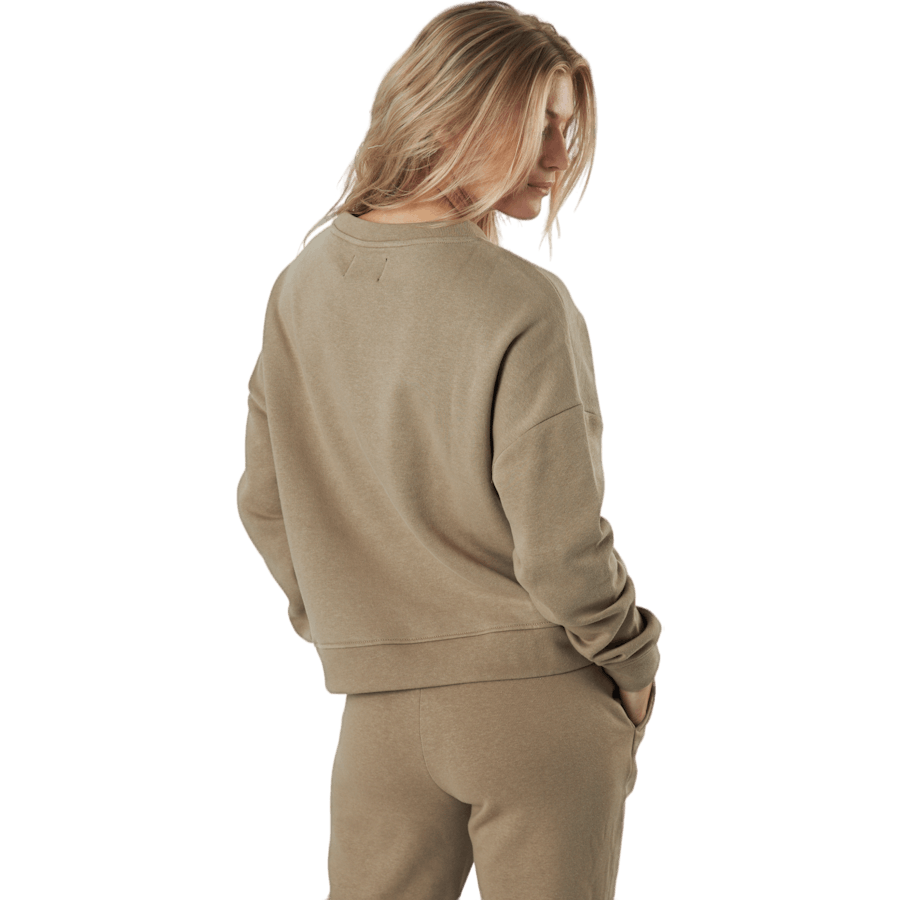 Pcchilli Ls Sweat Noos Bc Silver Mink