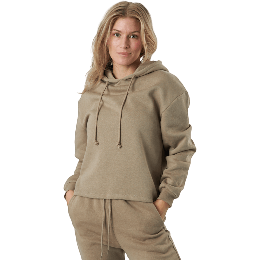 Pcchilli Ls Hoodie Noos Bc Silver Mink