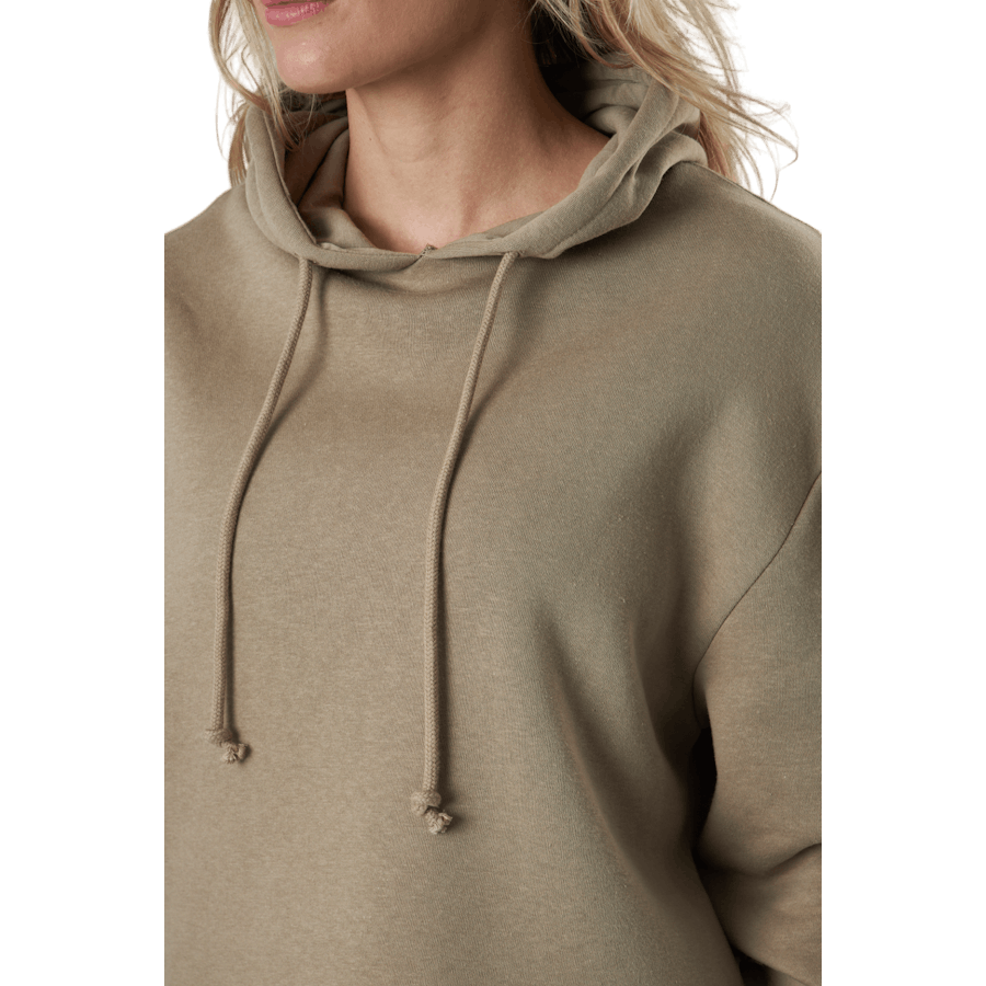 Pcchilli Ls Hoodie Noos Bc Silver Mink