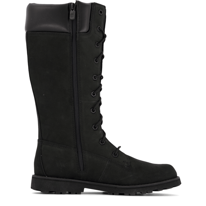 Girls Classic Tall Lace Up Wit Black