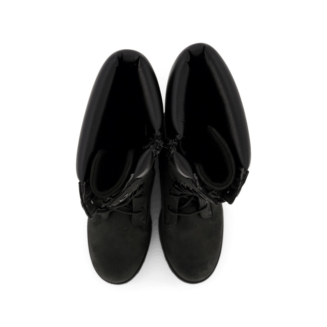 Girls Classic Tall Lace Up Wit Black